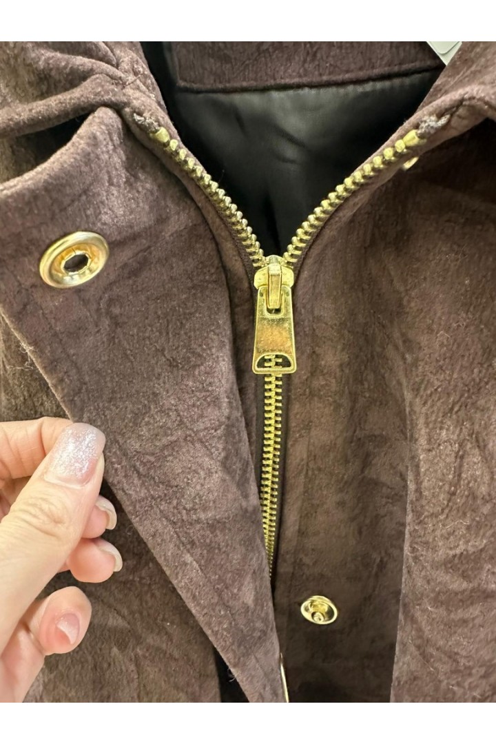 Kahverengi Kısa Ceket