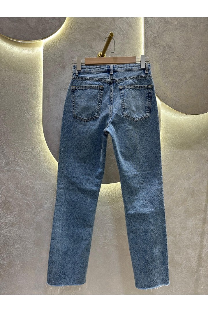 ZR Asmin Mavi Kesikpaça Jean