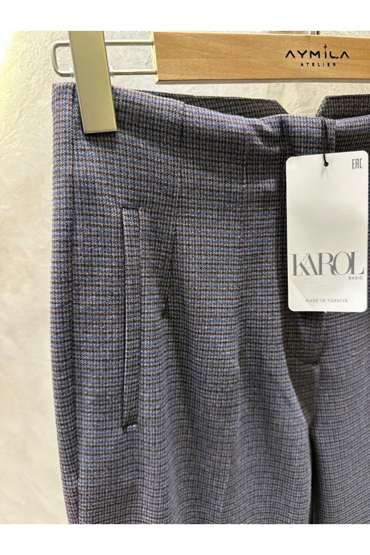 KAROL Balık Sırtı Kumaş Pantolon