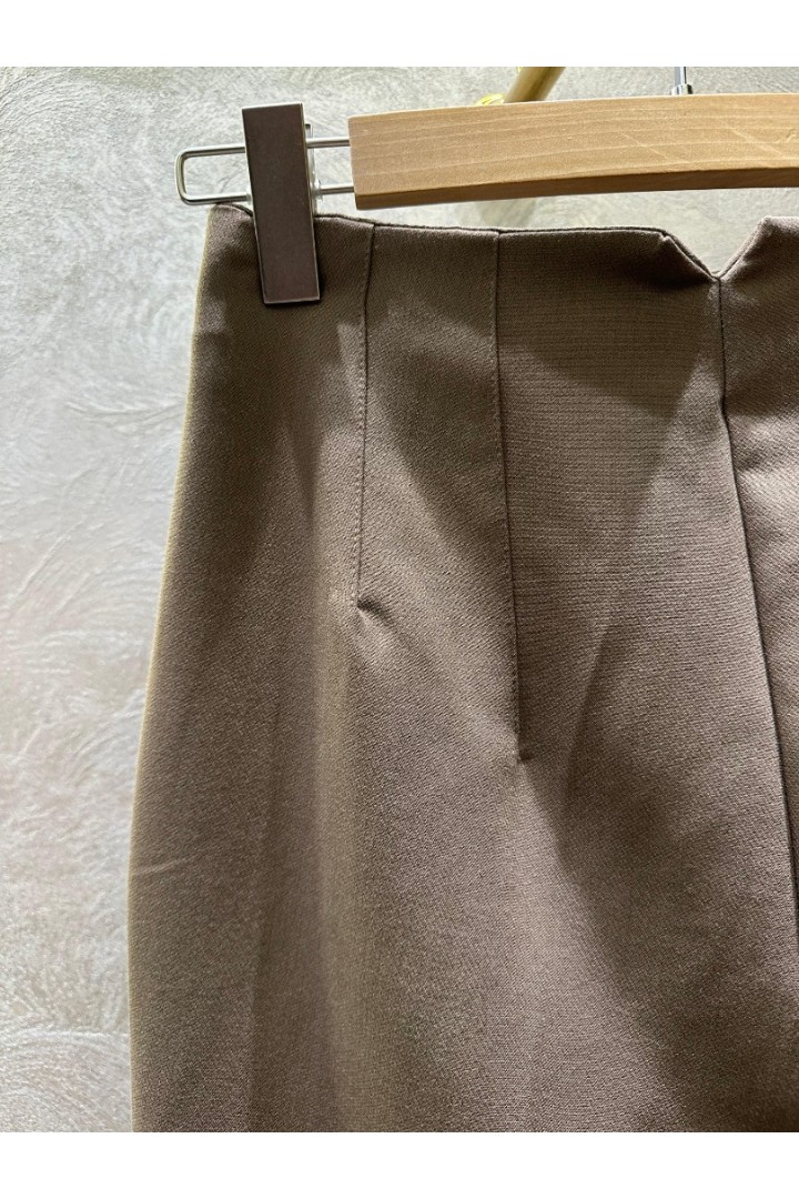 KAROL Önü Flatolu Pantolon Vizon