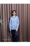 BYM Desenli Denim Gömlek